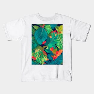 Tropical Leaves Kids T-Shirt